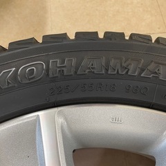 【美品】三菱アウトランダー用 スタッドレスタイヤホイールセット 225/55R18 98Q（4本） の画像
