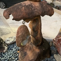 キノコ形　石　の画像