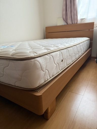 Ratzel マットレス・フレームセット 幅1.2M