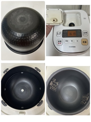 R098 ☀️ アイリスオーヤマ IH炊飯ジャー 5.5合炊き 17年製 ERC-IB50 ⭐ 動作確認済 ⭐ クリーニング済