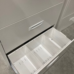 【OF-68】美品 ceha チェハ スチール書庫 ラテラルファイリングキャビネット 大容量 鍵付き A4 ホワイト＆ブラック 書類収納　検)事務机 オフィス チェア　会議 椅子　ロッカー　ミーティングテーブル　応接ソファ 店舗 事務所 什器　書庫 本棚 ラック デスク スチール 美品多数 格安 【中古オフィス家具】の画像