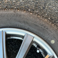 14インチアルミホイール PCD100 4穴 ブリザック付きの画像