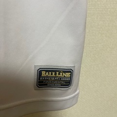 白バスケTシャツの画像