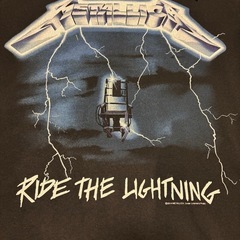 ✨希少・美品✨ METALLICA RIDE THE LIGHTNING Lの画像