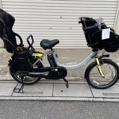 試乗🉑新車仕上げ⭐️中古子供乗せ電動自転車 ヤマハPASキス ブリヂストンアンジェリーノの画像