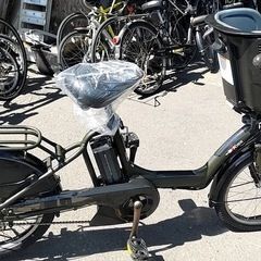 試乗🉑新車仕上げ⭐️中古子供乗せ電動自転車 ヤマハPASキス ブリヂストンアンジェリーノの画像