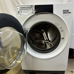 AQUAドラム式洗濯機 AQW-DX12N 洗濯12kg乾燥6kg 2022年製の画像