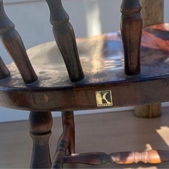 キツツキマーク　キツツキ　椅子　チェア　飛騨産業の画像