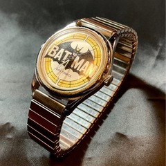 【時計】Q&Q　バットマン　機械式手巻【ほぼ不動・ジャンク】BATMANの画像