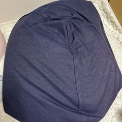 ビーズクッション デニム柄の画像