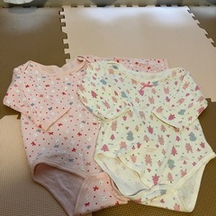 ベビー肌着 ロンパース 90 4枚セットの画像