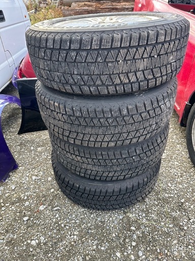 225/65R17 ブリヂストンDM-V3ホイール付
