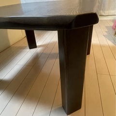 ibata イバタインテリア 浮造り天板 古民具風 センターテーブル 64ｃｍ四方 高さ42ｃｍ  飛騨家具の画像