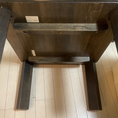 ibata イバタインテリア 浮造り天板 古民具風 センターテーブル 64ｃｍ四方 高さ42ｃｍ  飛騨家具の画像