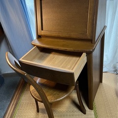 浜本工芸　ライティングデスクとチェアセットの画像