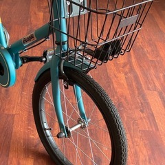 people 子ども自転車補助輪付18インチ極美品の画像