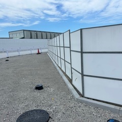 足場、仮囲い、ソーラー、建て方の画像