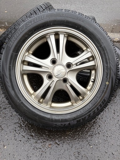 スタッドレスホイール4
本セット155/65/14  NBOX ブリザックVRX