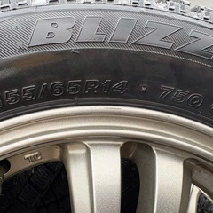 スタッドレスホイール4
本セット155/65/14  NBOX ブリザックVRXの画像