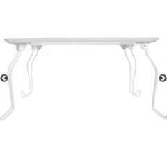 ニトリ 折りたたみテーブル 白の画像