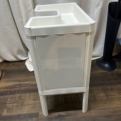 [IKEA/イケア] 洗面ベース、お風呂キャビネット 扉2枚, ホワイトの画像