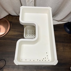 [IKEA/イケア] 洗面ベース、お風呂キャビネット 扉2枚, ホワイトの画像