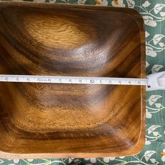 木製スクエアボウル 2個セットの画像