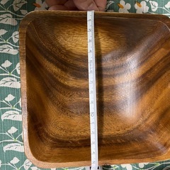 木製スクエアボウル 2個セットの画像