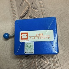 ［当時物］ミッキーマウス オルゴール 東京ディズニーランド ミッキーマウスマーチ C-888 日本製 手回し 動作確認済み TDL 昭和レトロの画像