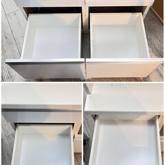 高橋木工所 キッチンボード ソフトクローズ引出し コンセント3口 横幅80cm奥行45cm高さ200cm 白 ホワイト 食器棚 レンジボード ★買取帝国 志木店の画像