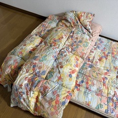 処分‼️布団 掛け布団 敷布団セット シングルサイズの画像