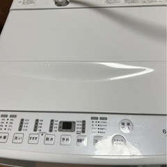 【2023年製‼️】山善 全自動洗濯機 YWM-60(W) 6kg の画像