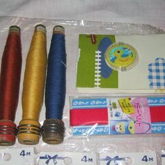 リボンや糸など　ラッピング・ハンドメイドの画像