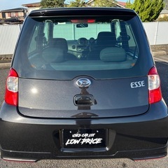 ⭐️エッセカスタム(H21年)⭐️                       車検R8年3月❗️人気のブラックメタリック‼️5MTミッション‼️‼️                                零1000パワーチャンバー❗️社外ホイール❗️ローダウン❗️ボンネットカーボン調❗️の画像