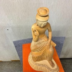 弥勒菩薩 仏像 木彫りの画像