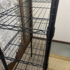 決まりましたスチールラック 棚 収納 メタルラック シェルフ 5段  ブラックの画像