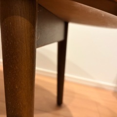 絵もオーバルテーブル　折りたたみの画像