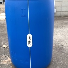 中古　200Lポリドラムの画像