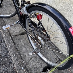 自転車　22インチ➕この字型スタンド22インチ用　の画像