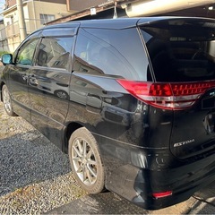 トヨタ エスティマ 黒 ミニバン　車検一年付きの画像