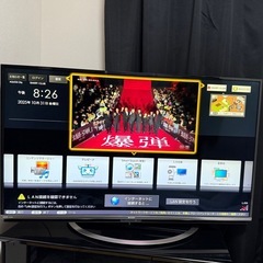 SHARP AQUOS 4K 50型 液晶カラーテレビ 説明書 リモコン 付属品ありの画像