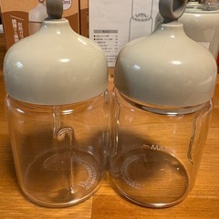 EDIMOTTO エジモット 離乳食ブレンダー パパっとクック ガラス容器セットの画像