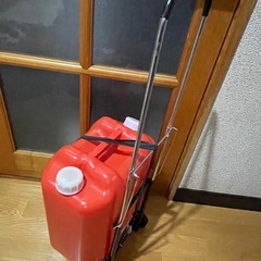 #商談中# 　11/1値下げ　灯油缶キャリー　BBQ用品運搬などにの画像