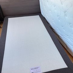 【引き取り限定】シモンズ セミダブルベッドセット（マットレス＋フレーム）の画像