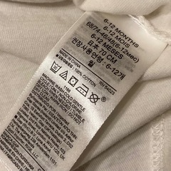 baby gap 　長袖ロンパース　70cmの画像