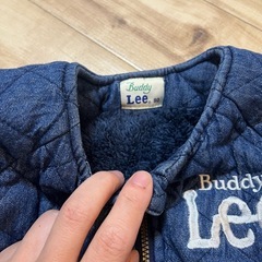 Lee✨大人気デザイン✨デニム柄✨ボアフリースアウター✨ダウンジャケット✨の画像
