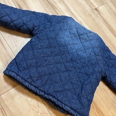 Lee✨大人気デザイン✨デニム柄✨ボアフリースアウター✨ダウンジャケット✨の画像