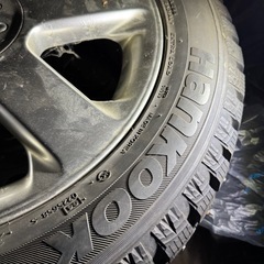 225/55r17 スパイクタイヤ　アルミ付き！の画像