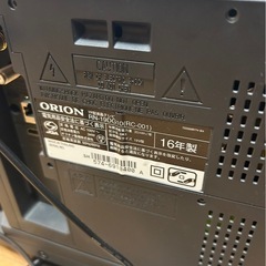 【サブテレビににおすすめ‼️】ORION 19インチ液晶テレビ RN-19DG10（リモコン付き）の画像
