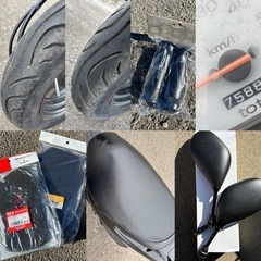 ⭐️レッツ2快速2スト❗️⭐️バッテリー・シート・プラグ・グリップ・エアクリなど新品⭐️50cc原付スクーター⭐️の画像